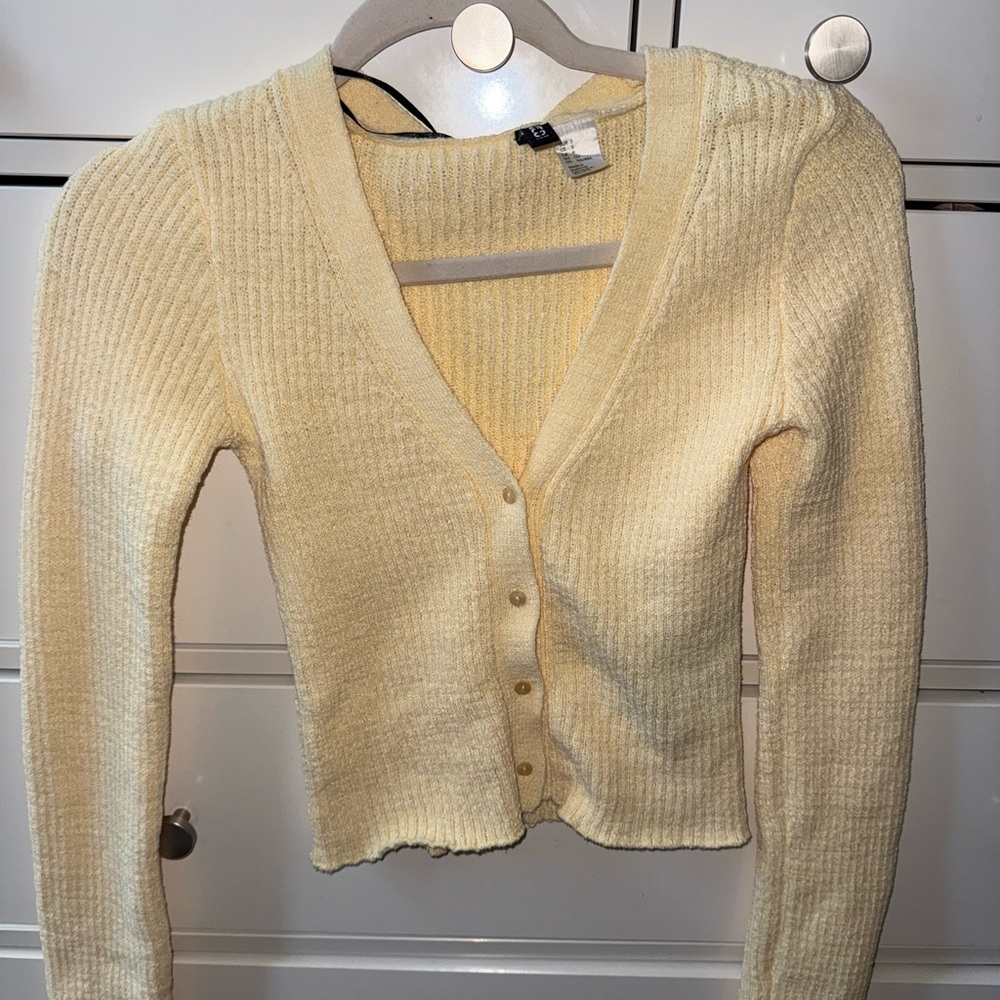H&M Cream Cowl Neck Sweater